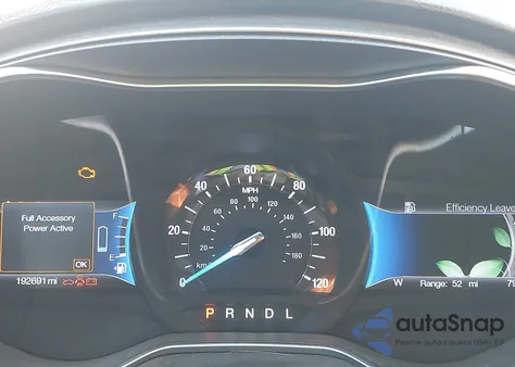 2017 Ford Fusion Hybrid S из США, поврежденный, VIN 3FA6P0UU9HR196654